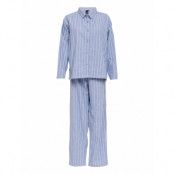 Pilen Flannel Pyjamas Pyjamas Blå *Villkorat Erbjudande Høie Of Scandinavia