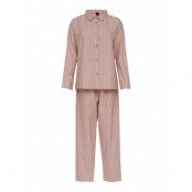 Høie Of Scandinavia Pilen Yarndyed Flannel Pyjamas Rosa