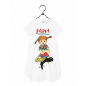 Pippi Hugs Nightgown Night & Underwear Pyjamas Nightdresses Vit Martinex