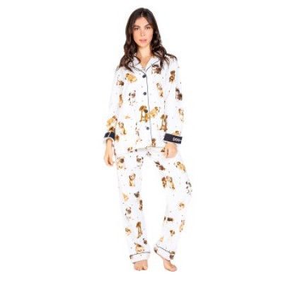 PJ Salvage Dog Mama Flannel Pyjama