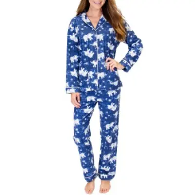 Pj Salvage Flannel PJ Set Batik Elephant  * Fri Frakt *