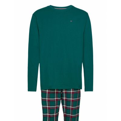 Pj Set Pyjamas Green Tommy Hilfiger