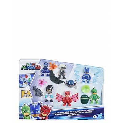 Pj Masks Hero And Villain Figure Set *Villkorat Erbjudande Toys Playsets & Action Figures Action Figures Multi/mönstrad Pyjamasheltene