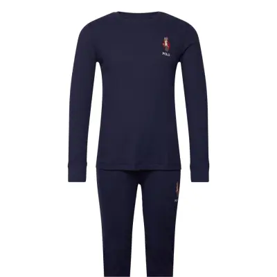 Polo Ralph Lauren Underwear Polo Bear Waffle-Knit Sleep Set Marinblå