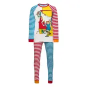 Porch Pyjamas Pyjamas Set Multi/mönstrad Pippi Långstrump