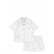 Printed Short Pyjamas Pyjamas Set White Mango