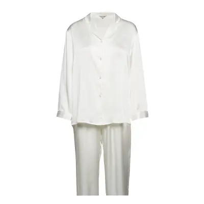 Pure Silk - Basic Pyjamas Pyjamas Creme Lady Avenue