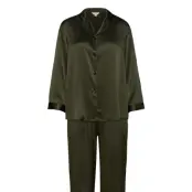 Pure Silk - Basic Pyjamas Pyjamas Grön Lady Avenue