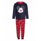 Pyjalong Coral Pyjamas Set Red Mickey Mouse