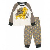 Pyjalong Imprime Pyjamas Set Multi/mönstrad Disney