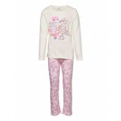 Pyjalong Imprime Pyjamas Set Multi/mönstrad *Villkorat Erbjudande Minnie Mouse