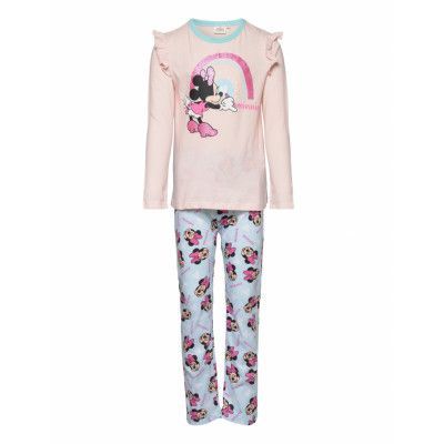 Pyjalong Imprime *Villkorat Erbjudande Pyjamas Set Rosa Minnie Mouse