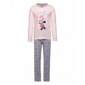 Pyjalong Pyjamas Set Multi/patterned Minnie Mouse