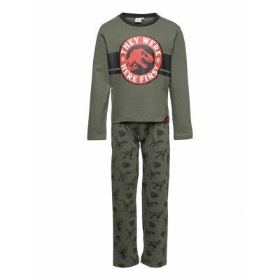 Pyjalong Pyjamas Set Multi/mönstrad Jurassic World