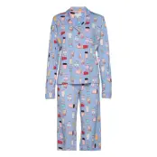Pyjama Long Pyjamas Blå PJ Salvage