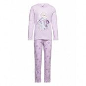Pyjama Long *Villkorat Erbjudande Pyjamas Set Lila Frost