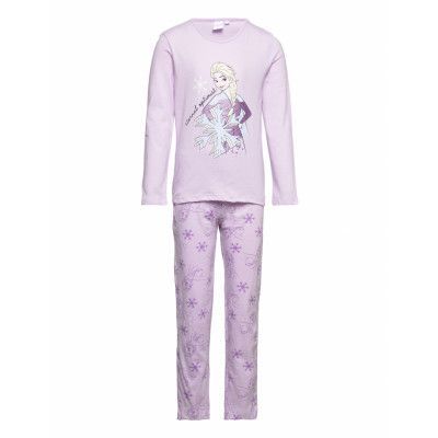 Pyjama Long *Villkorat Erbjudande Pyjamas Set Lila Frost