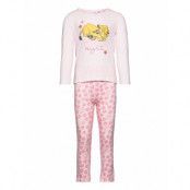 Pyjama Long Pyjamas Set Rosa Løvernes Konge