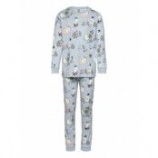 Lindex Pyjama Moomin Blå