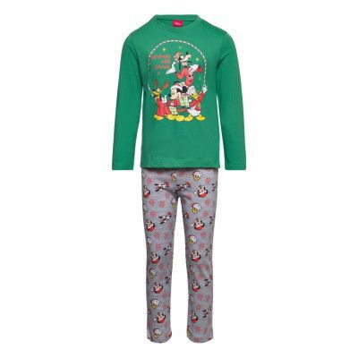 Pyjama Ong Pyjamas Set Green Mickey Mouse
