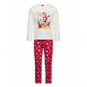 Pyjama Ong *Villkorat Erbjudande Pyjamas Set Röd Mickey Mouse