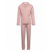 Printed Long Pyjamas Pyjamas Set Rosa Mango