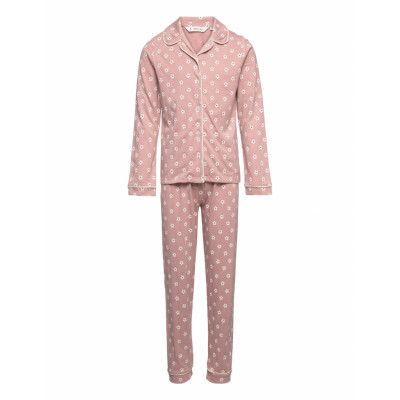 Printed Long Pyjamas Pyjamas Set Rosa Mango