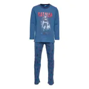 Pyjama Pyjamas Set Blå Batman