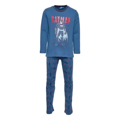 Pyjama Pyjamas Set Blå Batman