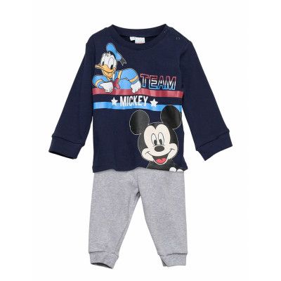 Pyjama Pyjamas Set Blå Disney