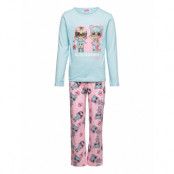 Pyjama Long Pyjamas Set Blå L.O.L