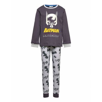 Pyjama Pyjamas Set Grå Batman