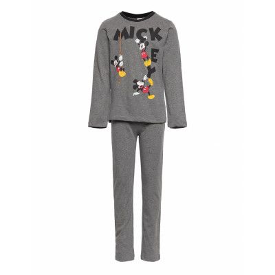 Pyjama Pyjamas Set Grå Disney