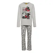 Pyjama Pyjamas Set Grå Minions