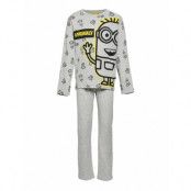 Pyjama Pyjamas Set Grå Minions