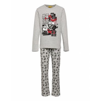 Pyjama Pyjamas Set Grå Minions