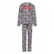 Pyjama Pyjamas Set Multi/mönstrad Disney