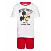 Pyjama *Villkorat Erbjudande Pyjamas Set Multi/mönstrad Mickey Mouse