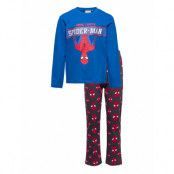 Pyjama *Villkorat Erbjudande Pyjamas Set Multi/mönstrad Spider-man