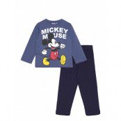 Mickey Mouse Pyjama Marinblå