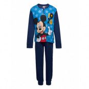 Mickey Mouse Pyjama Marinblå