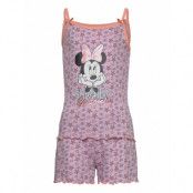 Pyjama Pyjamas Set Purple Minnie Mouse