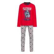 Pyjama Pyjamas Set Röd Batman