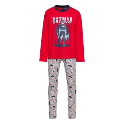 Pyjama Pyjamas Set Röd Batman