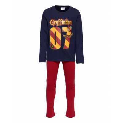 Pyjama Pyjamas Set Röd Harry Potter