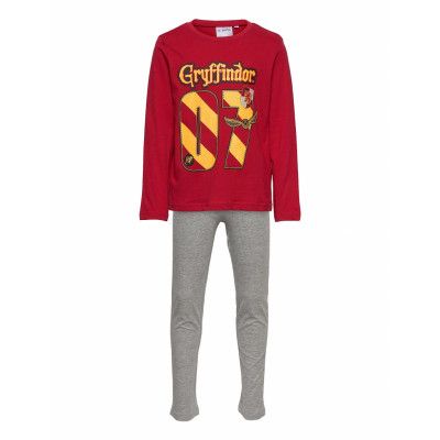 Pyjama Pyjamas Set Röd Harry Potter