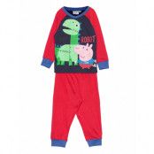 Pyjama Pyjamas Set Röd Peppa Pig