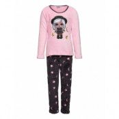 Pyjalong Coral *Villkorat Erbjudande Pyjamas Set Rosa L.O.L