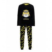 Long Pyjama Pyjamas Set Svart Minions