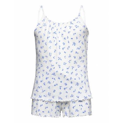 Lindex Pyjama Set Pointelle Singlet A Vit